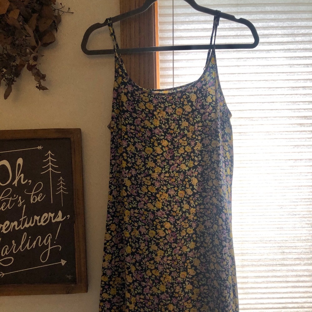 Spaghetti strap floral dress